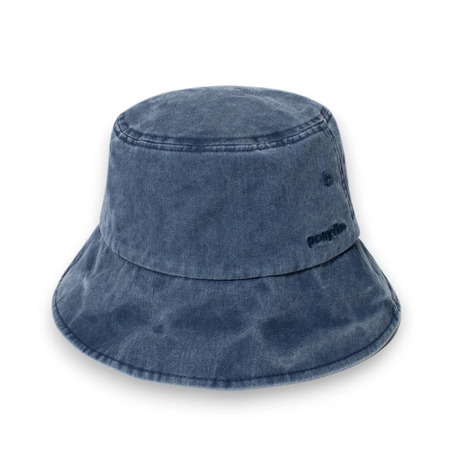 Bucket hat azul de mezclilla para mujer